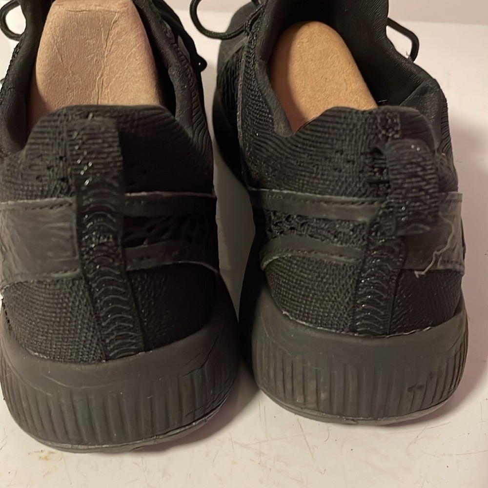 Lightweight Running/Tennis Shoes Non Slip Gym Workout Shoes Black/Grey - Picture 4 of 8